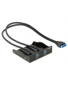 Delock frontpanel  USB 3.0 x2 do zatoki 3,5/5,25'' PIN header - nr 1