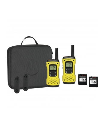 Motorola T92 H2O Krótkofalówka, (Walkie-Talkie), 10 km, Czarno-Żółte nr 1