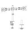 digitus Stojak podwójny z zaciskiem, 2xLCD, max. 27'', max. obciąż. 8kg, uchy.-obrot.360° - nr 31
