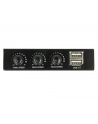 Delock Panel przedni 3.5″ > 2x USB 2.0 + 3x kontroler obrotów wentylatorów - nr 11
