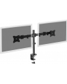 digitus Stojak podwójny z zaciskiem, 2xLCD, max. 27'', max. obciąż. 8kg, uchy.-obrot.360° - nr 48