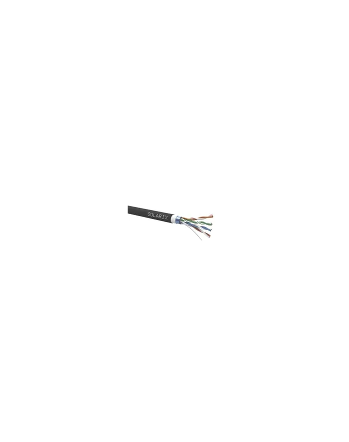 Solarix CAT5E FTP PVC + PE Fca podwójna obudowa 305m / cewka główny