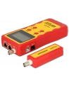 Delock Tester kabli LCD RJ45 / RJ12 / BNC / USB - nr 10