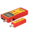 Delock Tester kabli LCD RJ45 / RJ12 / BNC / USB - nr 22