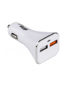 Akyga Ładowarka samochodowa AK-CH-08 3000mA 2xUSB Quick Charge 3.0 biała - nr 5