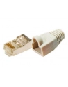LOGILINK - Wtyki RJ45 FTP kat.5e z osłonką - szare 100szt. - nr 12
