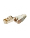 LOGILINK - Wtyki RJ45 FTP kat.5e z osłonką - szare 100szt. - nr 13