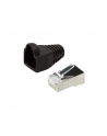 LOGILINK - Wtyki RJ45 FTP kat.5e z osłonką - czarne 100szt. - nr 1