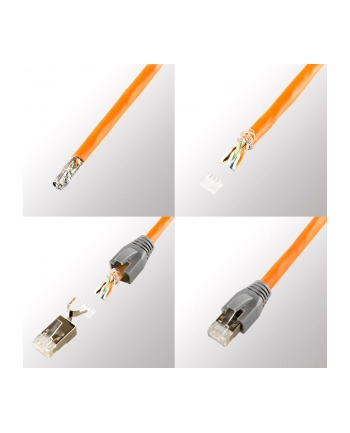 LOGILINK - Wtyki RJ45 kat.6,6A,7 ekranowane - 10szt. nr 1