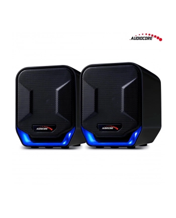 greenblue Audiocore AC865B Głośniki komputerowe 6W USB Blue&Black nr 1