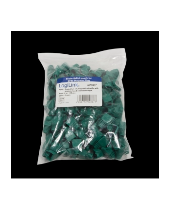 LOGILINK - Osłonki wtyku RJ45, zielone - 100szt. nr 2