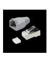 LOGILINK - Wtyki RJ45 FTP kat.6 z osłonką - szare,100szt. - nr 14