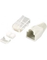 LOGILINK - Wtyki RJ45 FTP kat.6 z osłonką - szare,100szt. - nr 26
