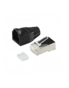 LOGILINK - Wtyki RJ45 FTP kat.6 z osłonką - czarne,100szt. - nr 1