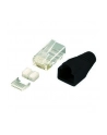 LOGILINK - Wtyki RJ45 UTP kat.6 z osłonką - szare,100szt. - nr 15