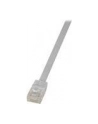 LOGILINK Płaski Patch cord U/UTP kat.6, biały 0,5m - nr 13
