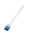 LOGILINK Płaski Patch cord U/UTP kat.6, biały 0,5m - nr 14