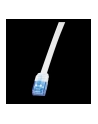 LOGILINK Płaski Patch cord U/UTP kat.6, biały 1m - nr 2