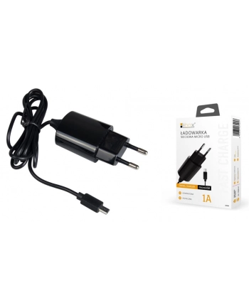 Ładowarka sieciowa 1A LB0089 LIBOX czarna z kablem nr 1