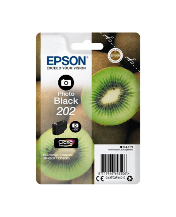 Tusz Epson photo black 202 | 4,1ml | Claria Premium nr 1