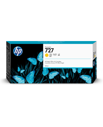 Tusz HP 727 yellow | 300 ml | HP DesignJet T1500/T1530/T2500/T2530/T920/T930