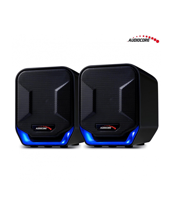 greenblue Audiocore AC865B Głośniki komputerowe 6W USB Blue&Black główny