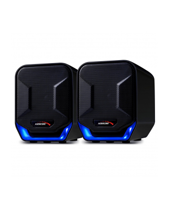 greenblue Audiocore AC865B Głośniki komputerowe 6W USB Blue&Black nr 2