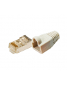 LOGILINK - Wtyki RJ45 FTP kat.5e z osłonką - szare 100szt. - nr 17