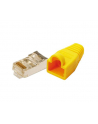 LOGILINK - Wtyki RJ45 FTP kat.5e z osłonką - żółte 100szt. - nr 14