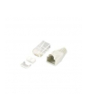 LOGILINK - Wtyki RJ45 FTP kat.6 z osłonką - szare,100szt. - nr 17