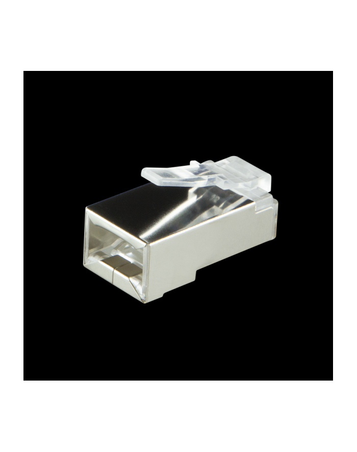 LOGILINK - Wtyki RJ45 FTP kat.6 z osłonką - szare,100szt. główny