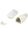 LOGILINK - Wtyki RJ45 UTP kat.6 z osłonką - szare,100szt. - nr 22