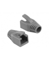 LOGILINK - Osłonki wtyku RJ45 Cat.6, kol. szary - 50szt. - nr 19