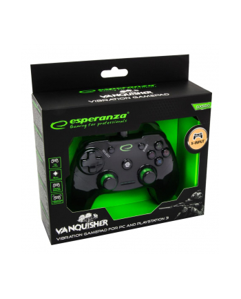 ESPERANZA EGG110K VANQUISHER - GAMEPAD Z WIBRACJAMI DLA PC/PS3/XBOX ONE USB