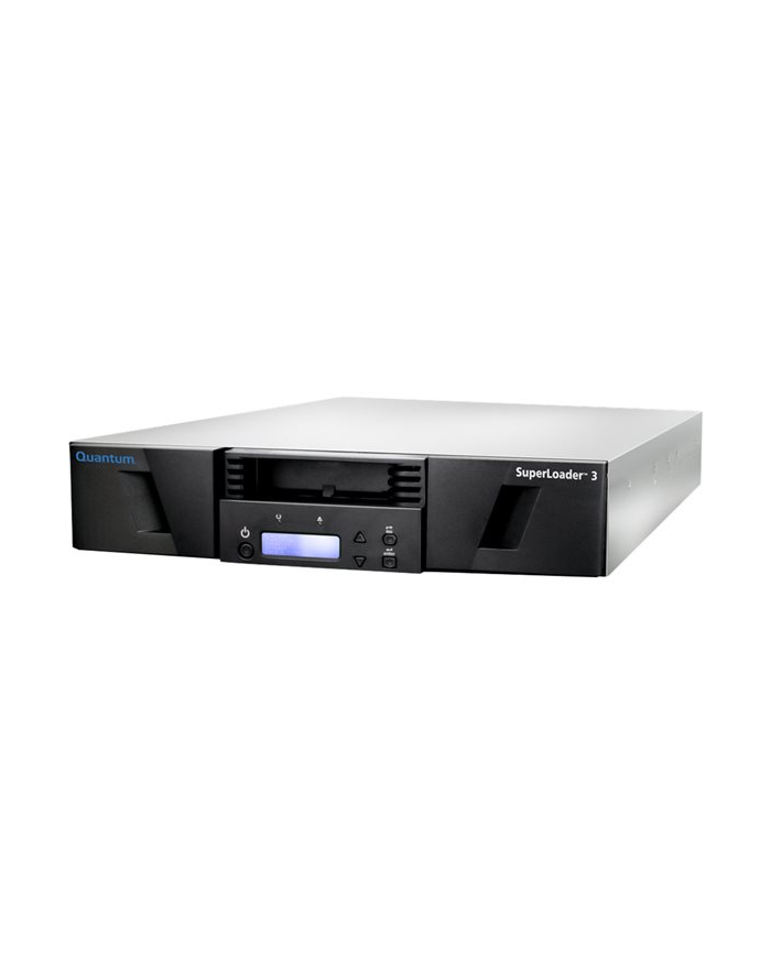 Quantum SuperLoader 3, 1x LTO-7HH tape drive, Model C, 16 slots, 6Gb/s SAS, rack główny