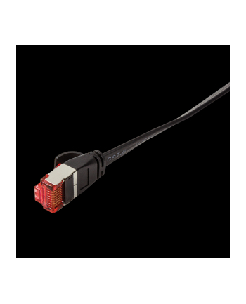 LOGILINK - Płaski Patch cord U/FTP;6;PIMF;dł.0,5m;czarny