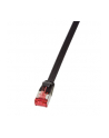LOGILINK - Płaski Patch cord U/FTP;6;PIMF;dł.0,5m;czarny - nr 5