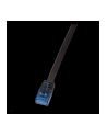 LOGILINK - Patchcord Cat.6 U/UTP, dł. 1m, płaski, ''SlimLine'', czarny - nr 1