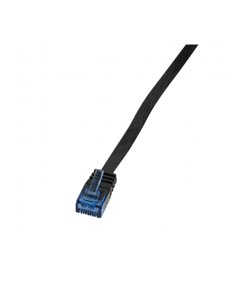 LOGILINK - Patchcord Cat.6 U/UTP, dł. 2m, płaski, ''SlimLine'', czarny