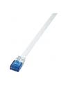 LOGILINK Płaski Patch cord U/UTP kat.6, biały 3m - nr 10
