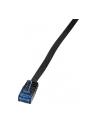 LOGILINK - Patchcord Cat.6 U/UTP, dł. 5m, płaski, ''SlimLine'', czarny - nr 5