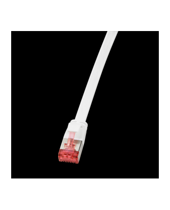 LOGILINK - Płaski Patch cord U/FTP;6;PIMF;dł.7,5m;biały