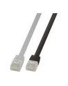 LOGILINK Płaski Patch cord U/UTP kat.6, biały 15m - nr 3