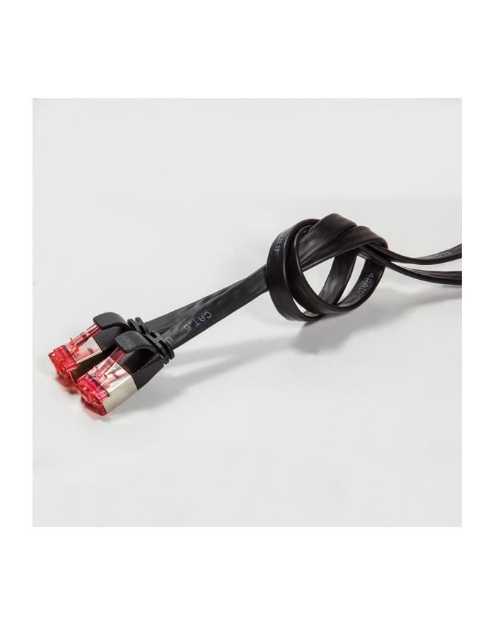 LOGILINK - Płaski Patch cord U/FTP;6;PIMF;dł.15m;czarny główny