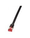 LOGILINK - Płaski Patch cord U/FTP;6;PIMF;dł.15m;czarny - nr 16