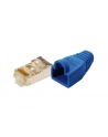 LOGILINK - Wtyki RJ45 FTP kat.5e z osłonką - niebieskie 100szt. - nr 13
