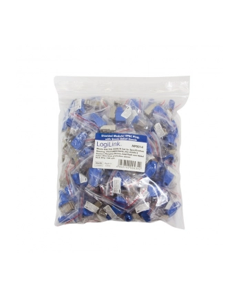 LOGILINK - Wtyki RJ45 FTP kat.5e z osłonką - niebieskie 100szt. nr 2