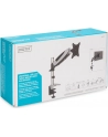 digitus Ramię biurkowe pojedyncze z zaciskiem, 1xLCD, max. 27', max. 8kg, uchylno-obrotowe 360 stopni  (PIVOT) - nr 39