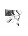 digitus Ramię biurkowe podwójne z zaciskiem, regulowany, 2xLCD, max. 27', max. 8kg, uchylno-obrotowe 360 stopni - nr 7
