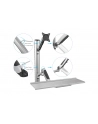 digitus Ramię naścienne pojedyncze, 1xLCD + klawiatura, max. 27', max. 8kg, uchylno-obrotowe 360 stopni  (PIVOT) - nr 9